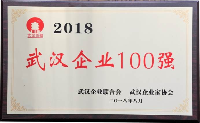 说明: C:\Users\whib-zhb\Desktop\2018年8月30日 武汉企业100强颁奖活动\2018年武汉企业100强.jpg